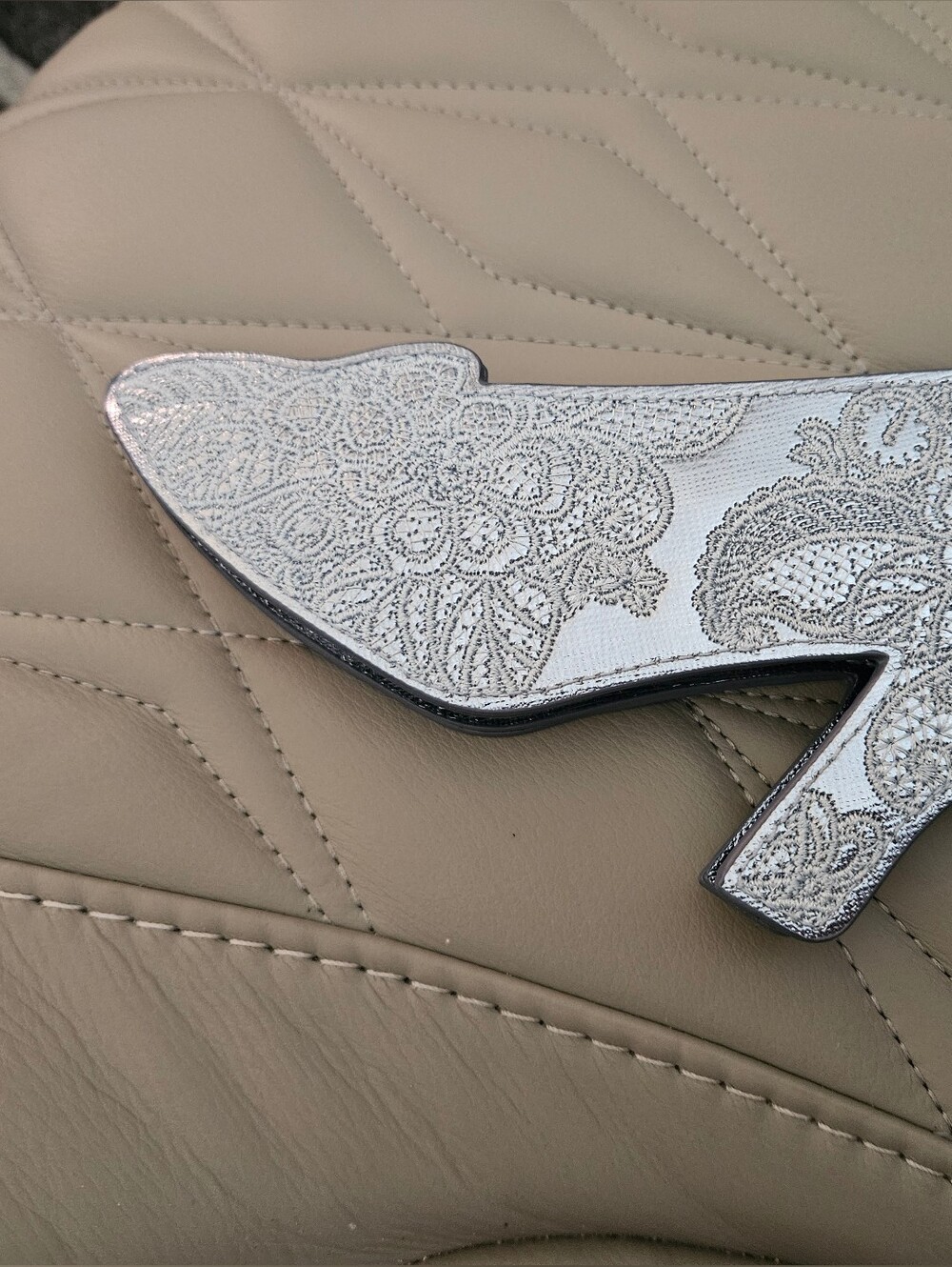 Cinderella Slipper Coin Purse Keychain